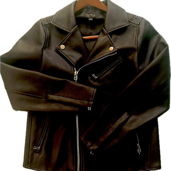 PacSun Men's Black Biker Jacket